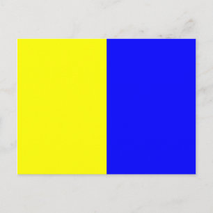 Nautical Alphabet Flagga Signal Brev K Vykort