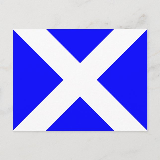 Nautical Alphabet Flagga Signal Brev M Vykort (Framsida)