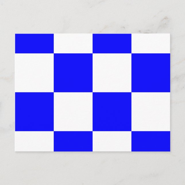 Nautical Alphabet Flagga Signal Brev N Vykort (Framsida)