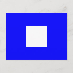 Nautical Alphabet Flagga Signal Brev P Vykort