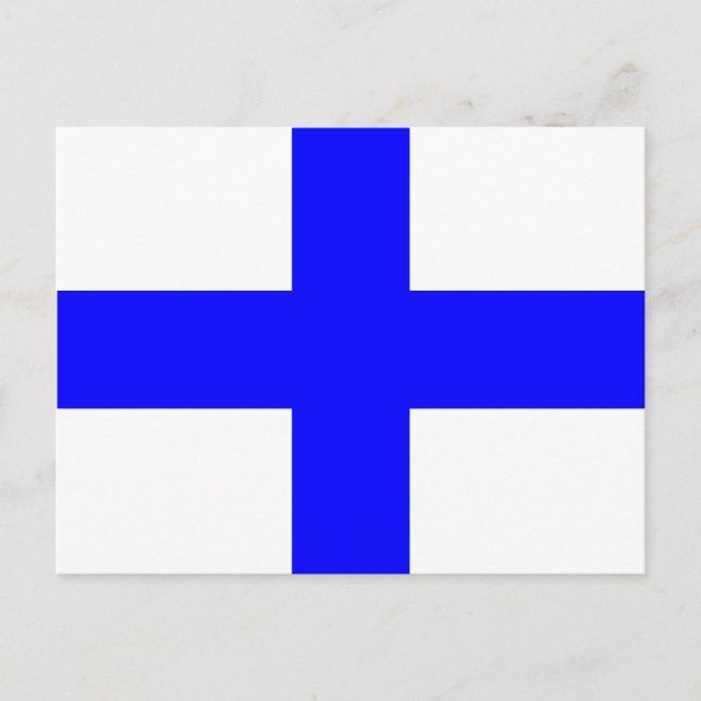 Nautical Alphabet Flagga Signal Brev X Vykort (Framsida)