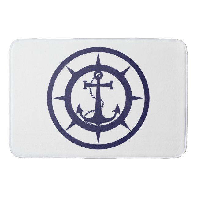 Nautical Anchor Badrumsmatta (Framsidan)