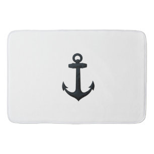 Nautical Anchor Bathroom Decor Bath Matta Bath Mat