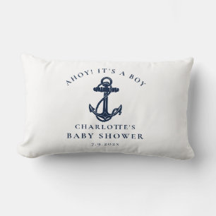 Nautical Anchor Beach Boy Shower Lumbarkudde