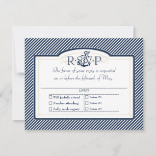 Nautical Anchor Boat Diagonal Rand Swirl Modern OSA Kort