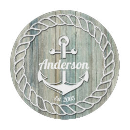 Nautical Anchor Family Namn Beach House, Sommar