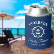 Nautical Anchor Helm Family Reunion Navy Blue