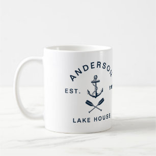Nautical Anchor Lake House: Sommar Familje Semeste Kaffemugg