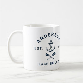 Nautical Anchor Lake House: Summer Family Vacation Kaffemugg