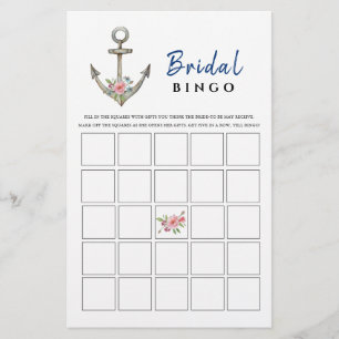 Nautical Anchor Möhippa Bingo-spel