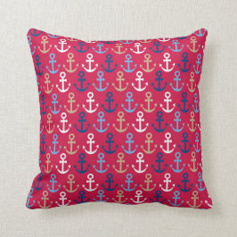 Nautical Anchor mönster dekorativ kudde