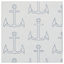 Nautical Anchor Mönster White