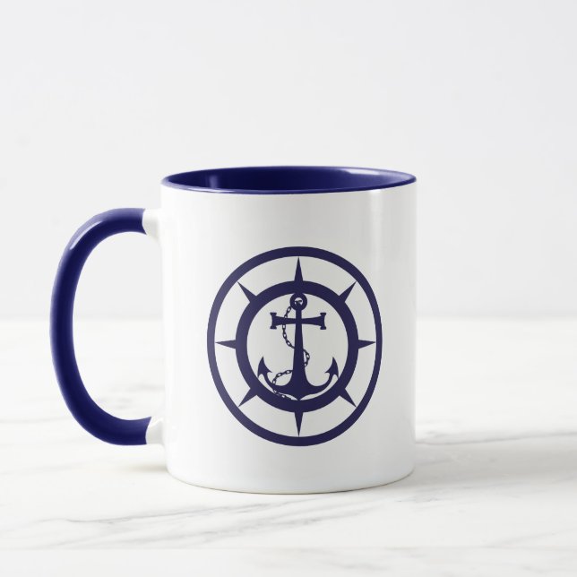 Nautical Anchor Mugg (Vänster)
