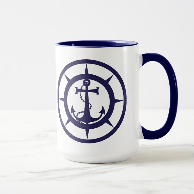 Nautical Anchor Mugg (Höger)