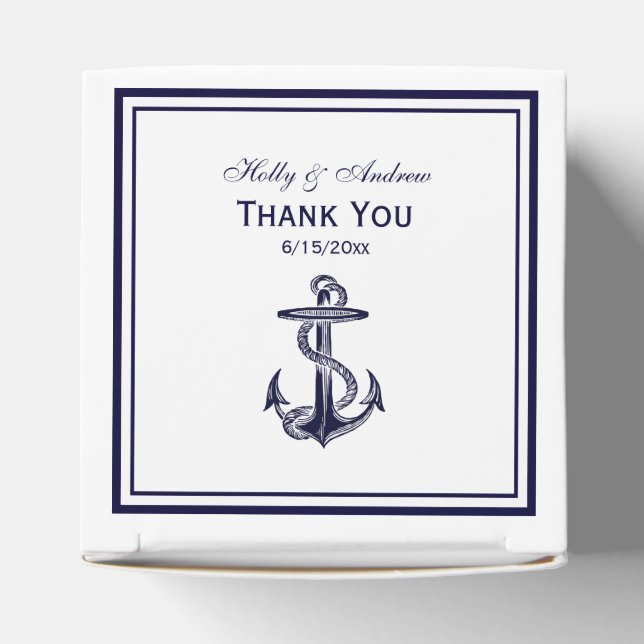 Nautical Anchor Navy Blue Framework 2 TY Favoritbo Presentaskar (Överdel)