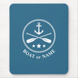 Nautical Anchor & Oars Paddles Your Boat eller Nam Musmatta