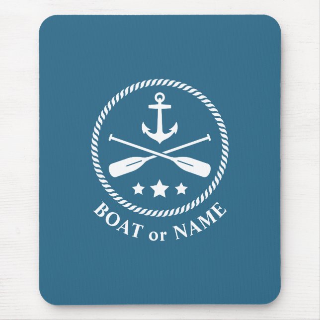 Nautical Anchor & Oars Paddles Your Boat eller Nam Musmatta (Framsidan)