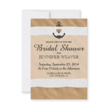 Nautical Anchor on Beach Sand and White Ribbon