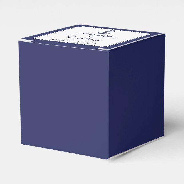 Nautical Anchor på Bröllop vid flottan Presentaskar (Framsidan Sidan)