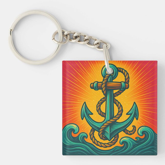 Nautical Anchor Pop Art (Framsidan)
