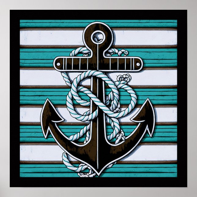 Nautical Anchor Poster (Framsidan)
