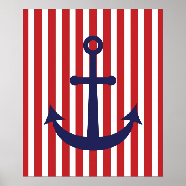 Nautical Anchor Poster (Framsidan)