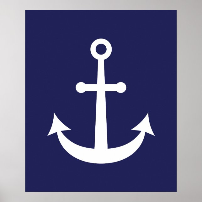 Nautical Anchor Poster (Framsidan)