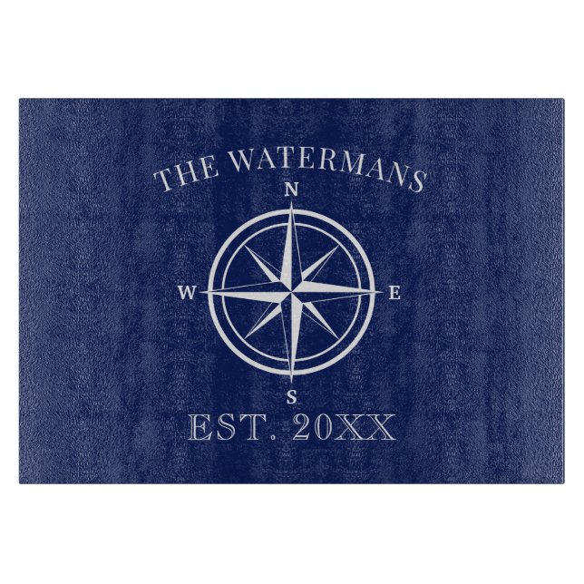 Nautical Anchor Rope Family Namn (Framsidan)