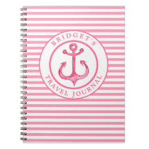 Nautical Anchor - Rosa Rand Photo Notebook