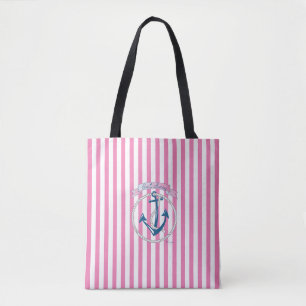 Nautical Anchor, Sail, Blue Rand, Coola Tygkasse