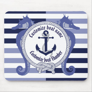 Nautical Anchor/Seaman's knot/Customize namn, # Musmatta