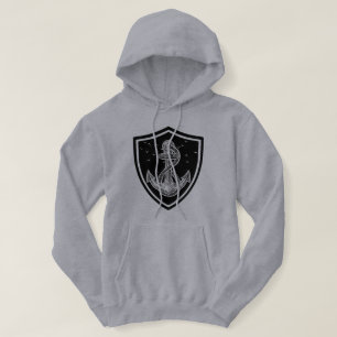 Nautical Anchor Shield Fiske Hoodie