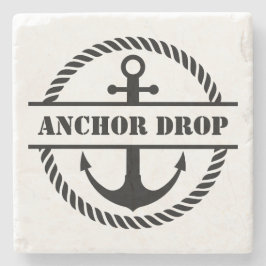 Nautical Anchor Stenunderlägg