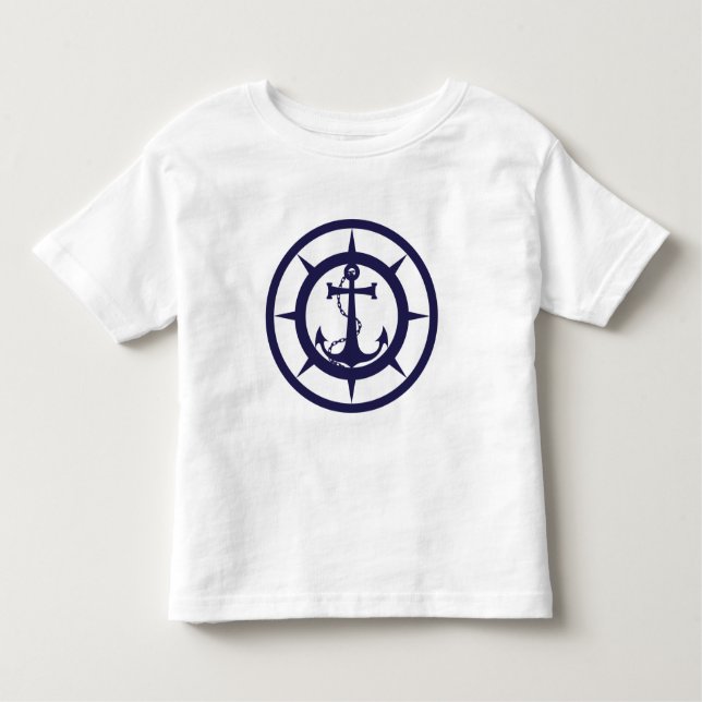 Nautical Anchor T Shirt (Framsida)