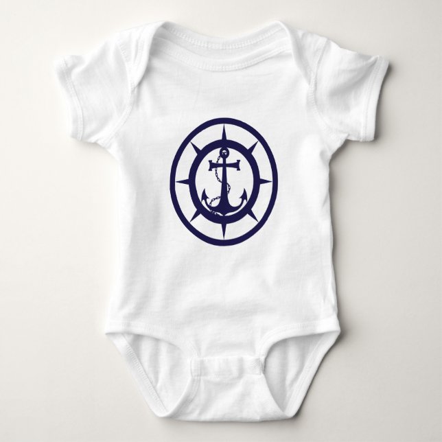 Nautical Anchor T Shirt (Framsida)