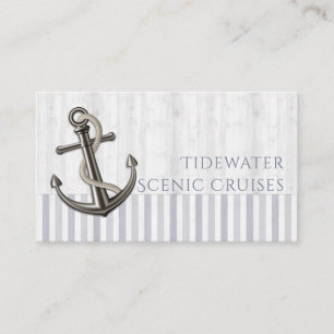 Nautical Anchor w/Rope Visitkort