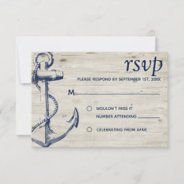 Nautical Anchor Wood OSA Kort