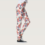 Nautical Anchors and Ocean Coral, Roligt Tropical Leggings<br><div class="desc">Toppen roligt som innehåller ett mönster av nautiskt blåankare och havskorall. Perfekt för tropisk strandsemester eller bröllop,  att arbeta med eller ta fram bära för daglig roligt.</div>
