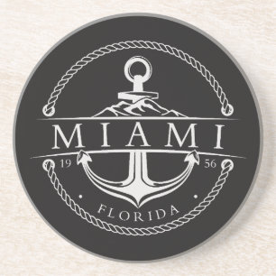 Nautical ankare Miami Florida 1956 Underlägg