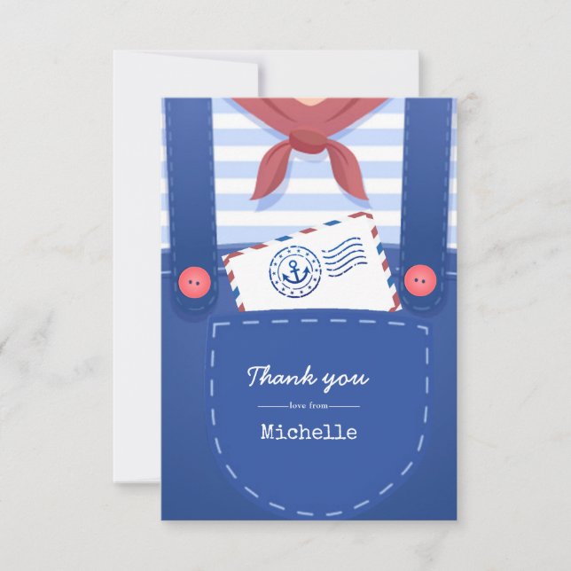 Nautical Baby Boy Shower via post Tack Kort (Framsida)