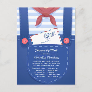 Nautical Baby Boy Shower via Post Vykort