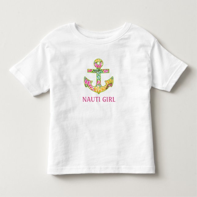 Nautical Baby Runkad klänning t-shirt (Framsida)