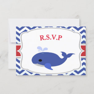 Nautical Baby Shower OSA kort