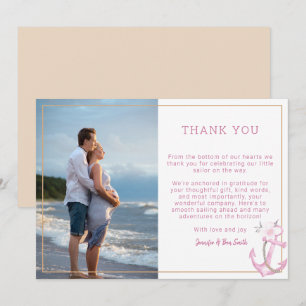 Nautical Baby Shower Photo - tackkort ROSA W Tack Kort