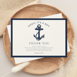Nautical Baby Shower Tack Kort