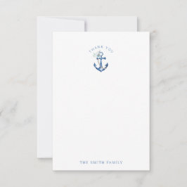 Nautical Baby Shower - tackkort | Blue Waterco Tack Kort