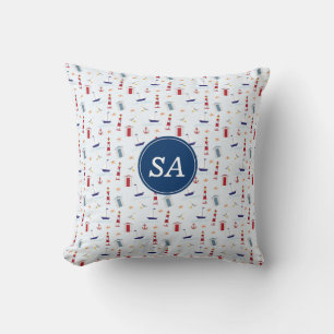 Nautical Back to school Dorm Essentials Kudde