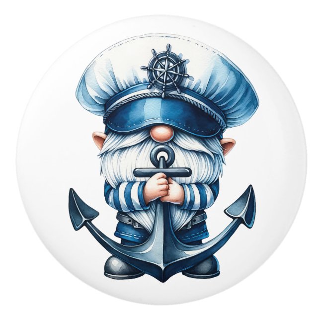 Nautical Beach Gnome Knopp (Framsidan)