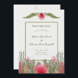 Nautical Beach ThLED Bröllop spara datum Spara Datumet<br><div class="desc">Nollställ Anpassadet för inbjudan att bjuda in nautiskt persikobåt,  bifoga korrespondens och produkter från bröllop med hjälp av en design som innehåller ett kollage av botaniska illustrationer från vintage British Sjögräs i färg av elfenben,  grönt,  rött och rost.</div>