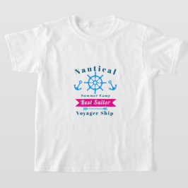 Nautical Best Sailor White T Shirt